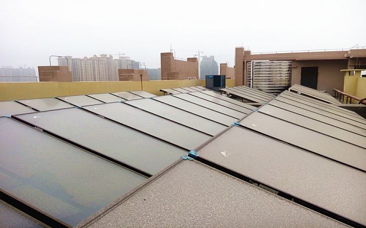 梧州萬秀區(qū)河?xùn)|片太陽能熱水系統(tǒng)工程 